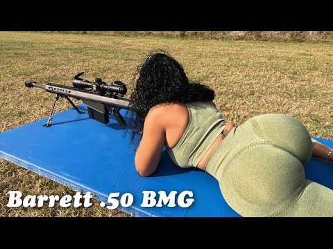 Barrett .50 BMG M82 ( Insane Recoil EARTHQUAKE‼️)