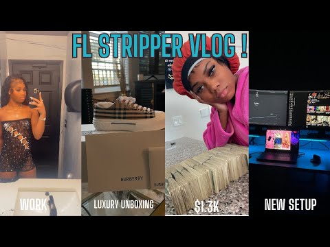FL STRIPPER VLOG :UNBOXING NEW MACBOOK PRO M4 + GOT TRIED IN CLUB + SPENT 3 THOUSAND FOR NEW SETUP!