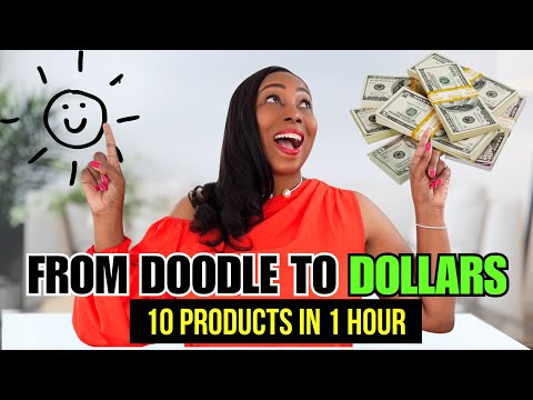 I Turned A Simple Doodle Into 10 Amazing Products In 1 Hour