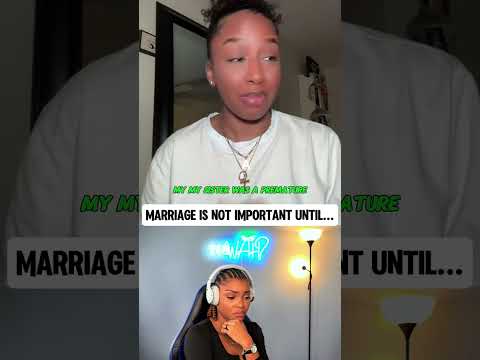 Marriage is not important until… #shorts