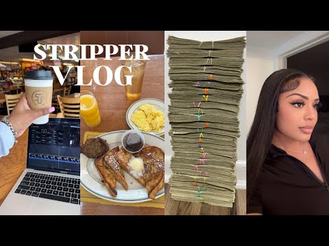 STRIPPER VLOG♡: $2,000 IN TWO DAYZ, CLUB DRAMA, NEW PODCAST?? SHOPPING, NEW BOOKS AND MOREEヅ