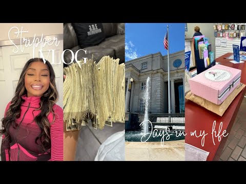 STRIPPER Vlog♡: Day to Day errands, Work NIGHT, College, CLUB DRAMA, BREAKFAST DATE && moreヅ