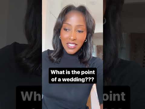 What is the point of a wedding??? #reels #viral #tiktok #instagram #facebook #explore #leo #atlanta