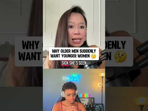Why older men suddenly want younger women 🤔 #sehwahreactions #shorts